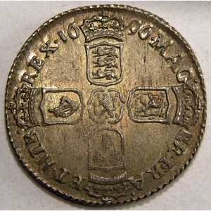 William III, 1696, Sixpence - Image 2