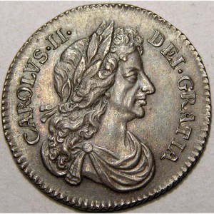 Charles II, 1676/5, Sixpence MINT STATE EX EMORY COLLECTION - Image 1