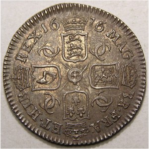 Charles II, 1676/5, Sixpence MINT STATE EX EMORY COLLECTION - Image 2