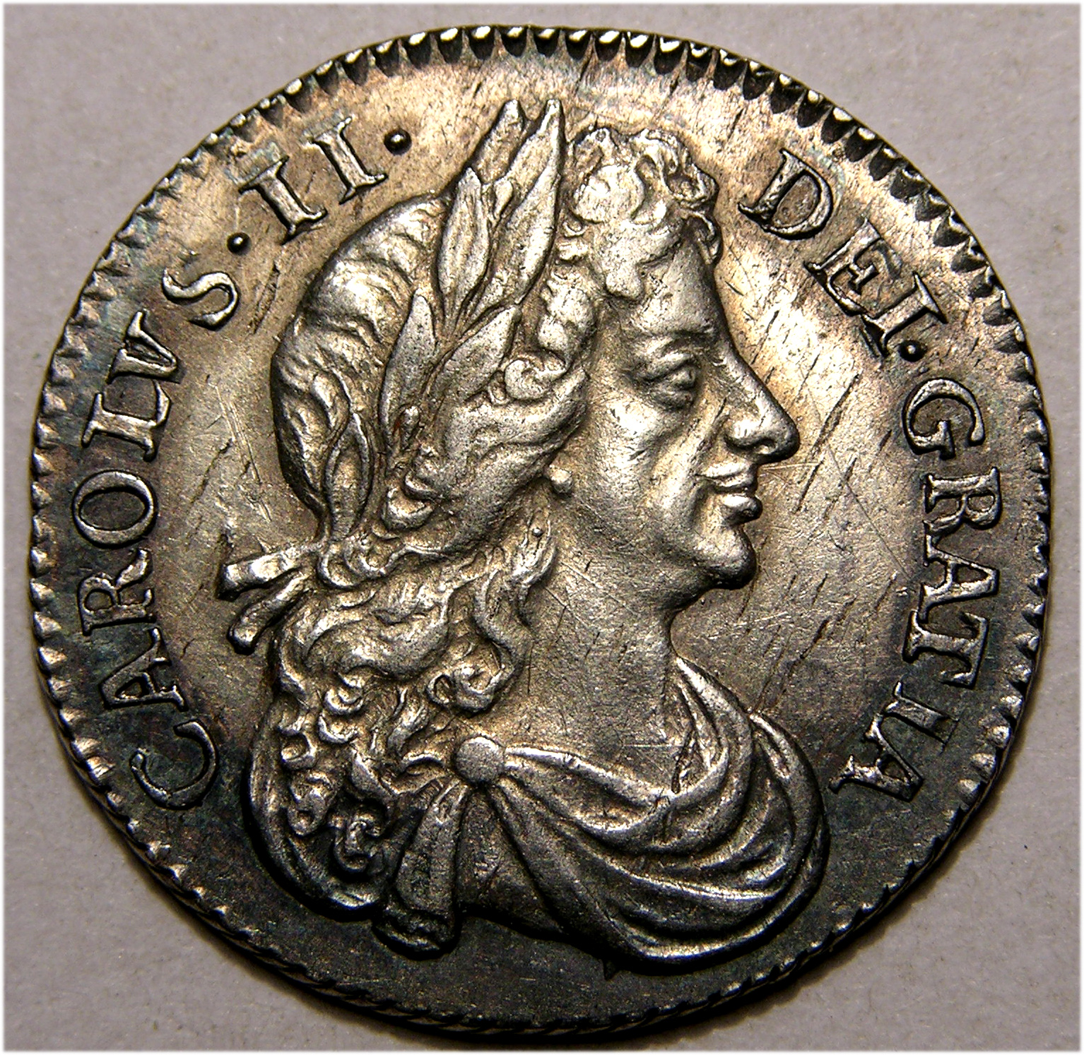 Charles II, 1674, Sixpence - Image 1