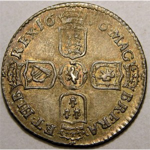 William III, 1696N, Sixpence, A VERY RARE IST BUST ISSUE FROM THE NORWICH MINT - Image 2