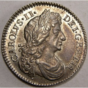 Charles II, 1675/4, Sixpence, BUT NOT REALLY THE OVERDATE - Image 1