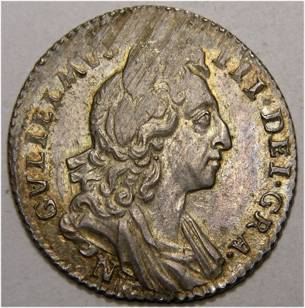 William III, 1696N, Sixpence, HIGHEST GRADED NORWICH ISSUE