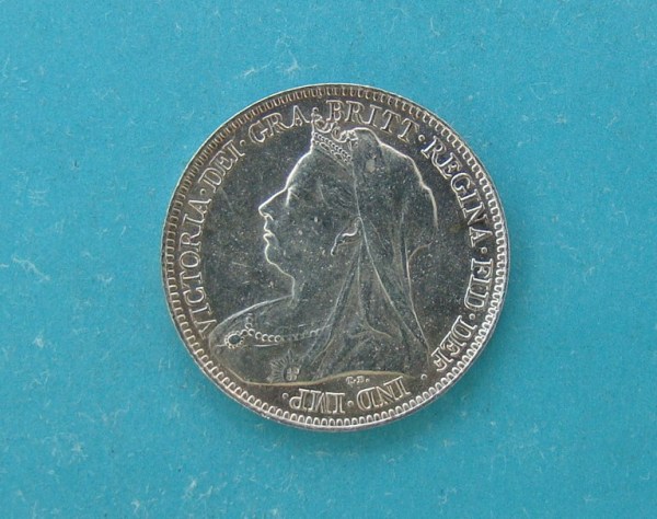 Victoria, 1897, Sixpence