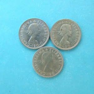 Elizabeth II, 1954,62,67, Sixpence - Image 1