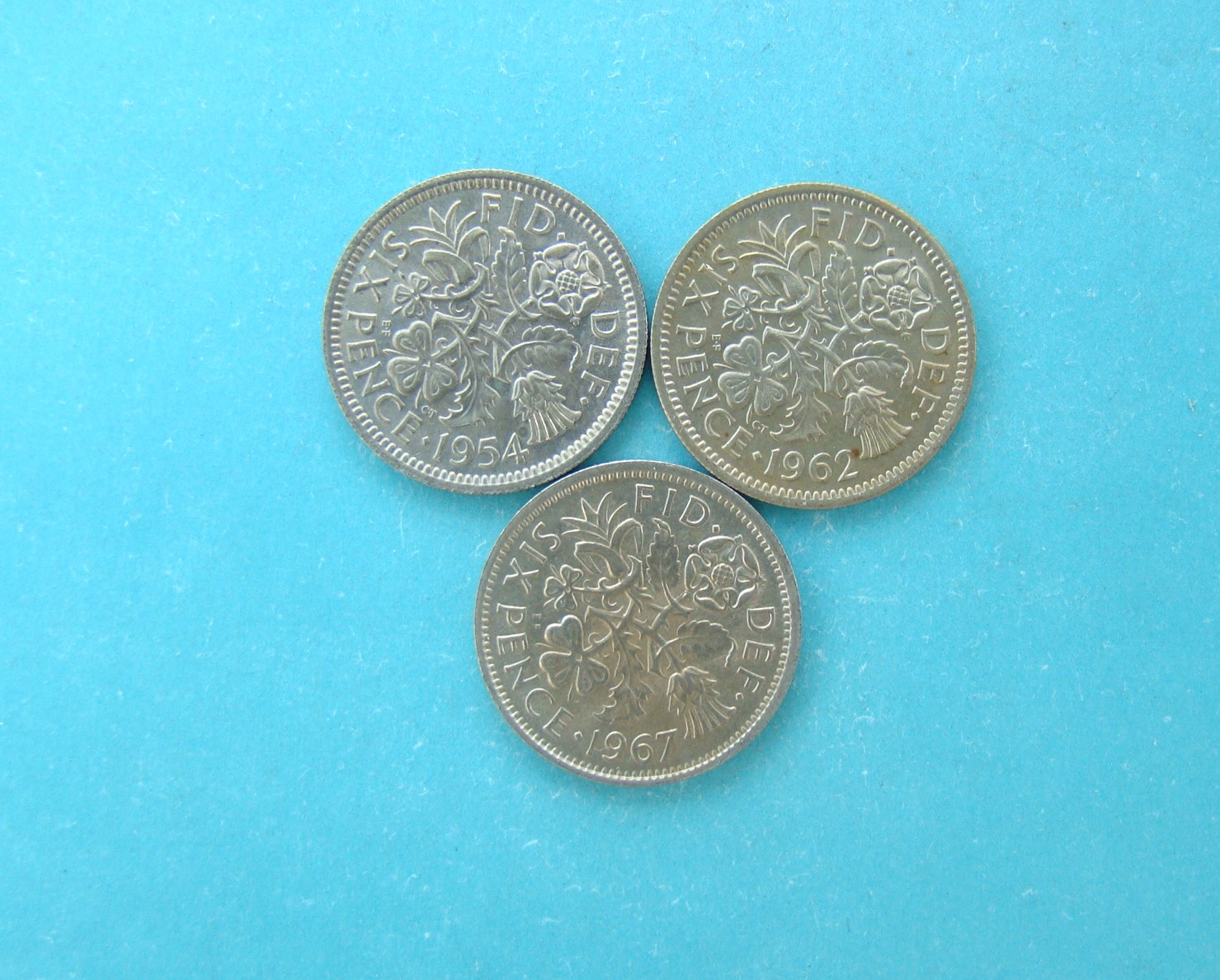 Elizabeth II, 1954,62,67, Sixpence - Image 2