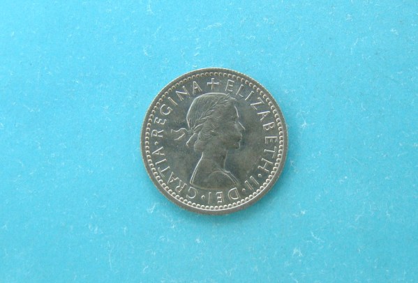 Elizabeth II, 1954, Sixpence
