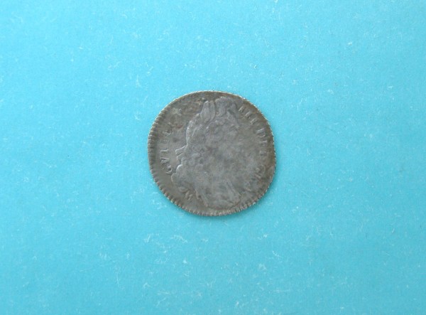 William III, 1697B, Sixpence EXT RARE COUNTERFEIT