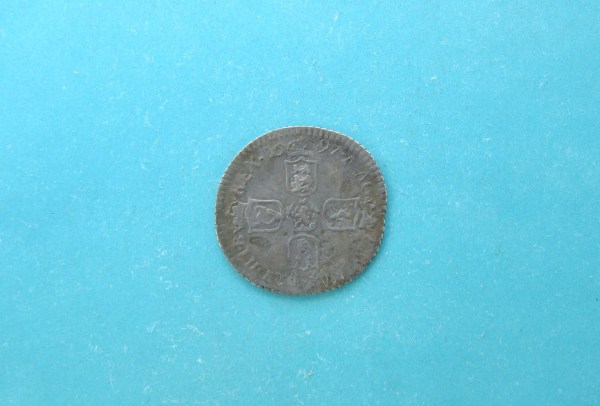 William III, 1697B, Sixpence EXT RARE COUNTERFEIT