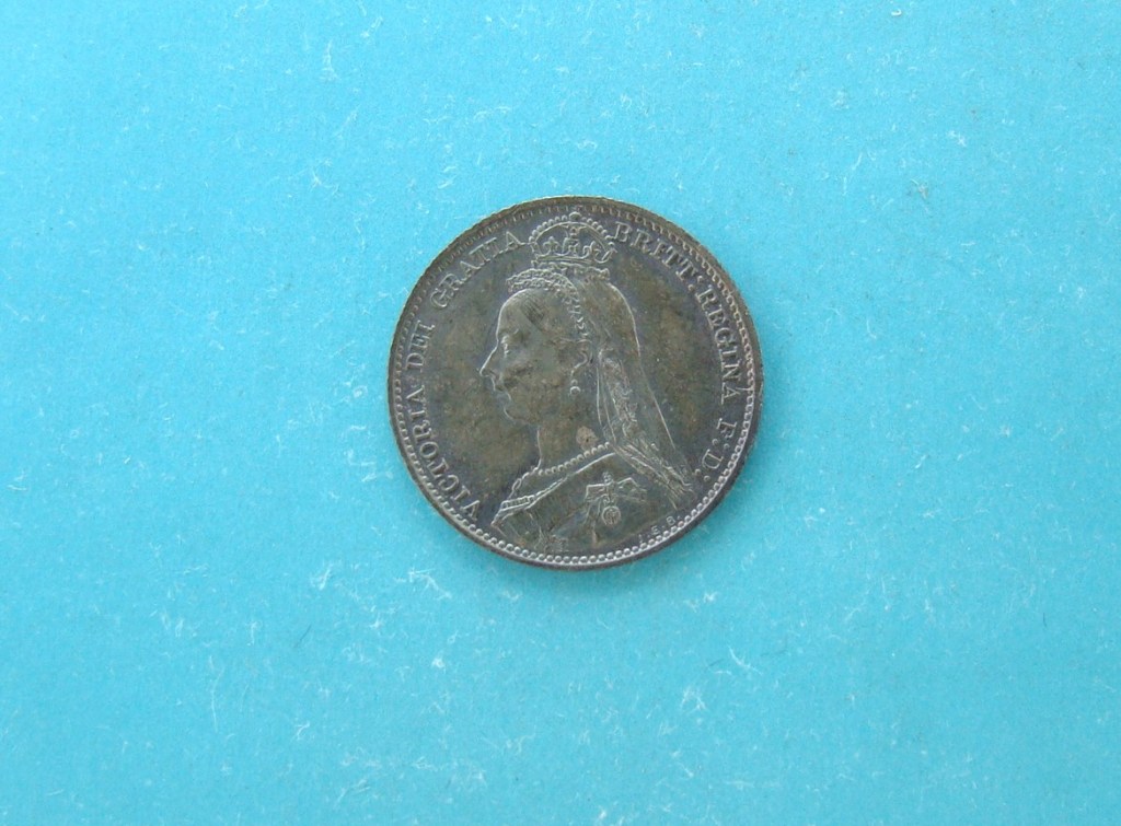 Victoria, 1892, Sixpence