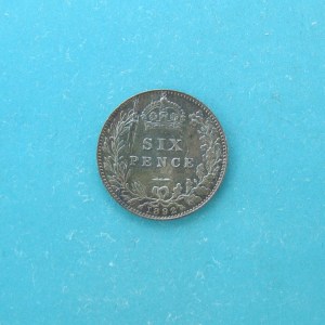 Victoria, 1892, Sixpence - Image 2