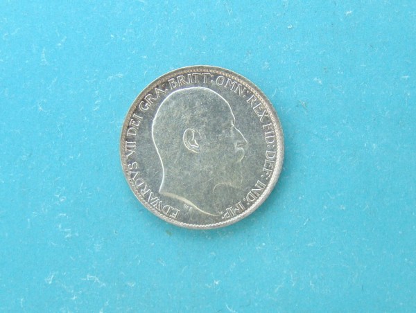 Edward VII, 1906, Sixpence