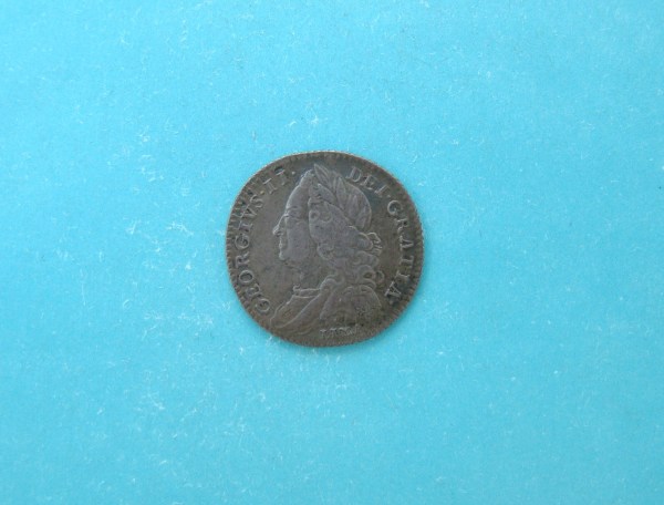 George II, 1746LIMA, Sixpence