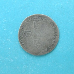 William III, 1697B, Sixpence - Image 2
