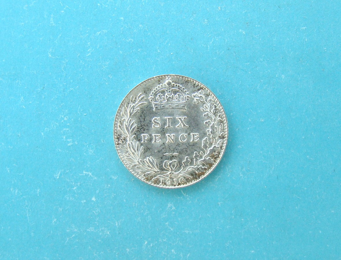 Edward VII, 1910, Sixpence - Image 2