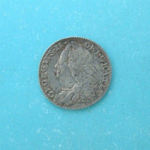 George II, 1757, Sixpence - Image 1