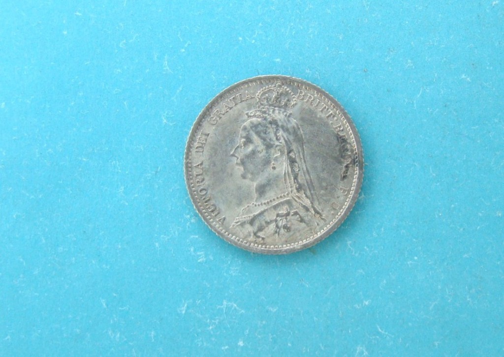 Victoria, 1887, Sixpence
