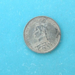Victoria, 1887, Sixpence - Image 1