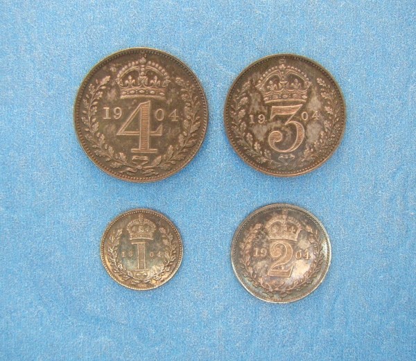 Edward VII, 1904, Maundy Set