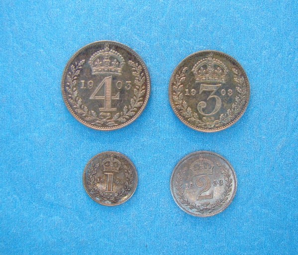 Edward VII, 1903, Maundy Set