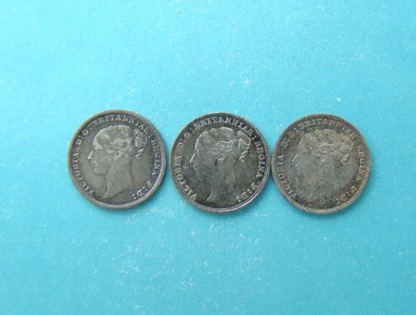 Victoria,1883-85, Threepence