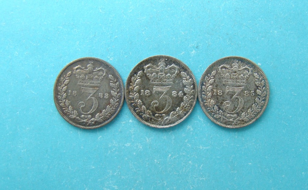 Victoria,1883-85, Threepence