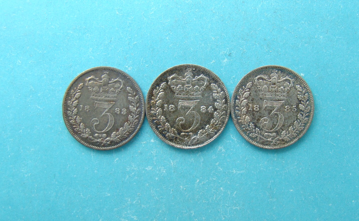 Victoria,1883-85, Threepence - Image 2