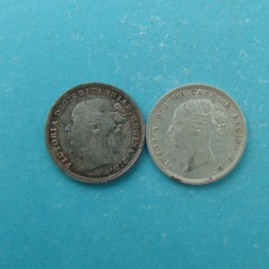 Victoria, 1874,85, Threepence - Image 1