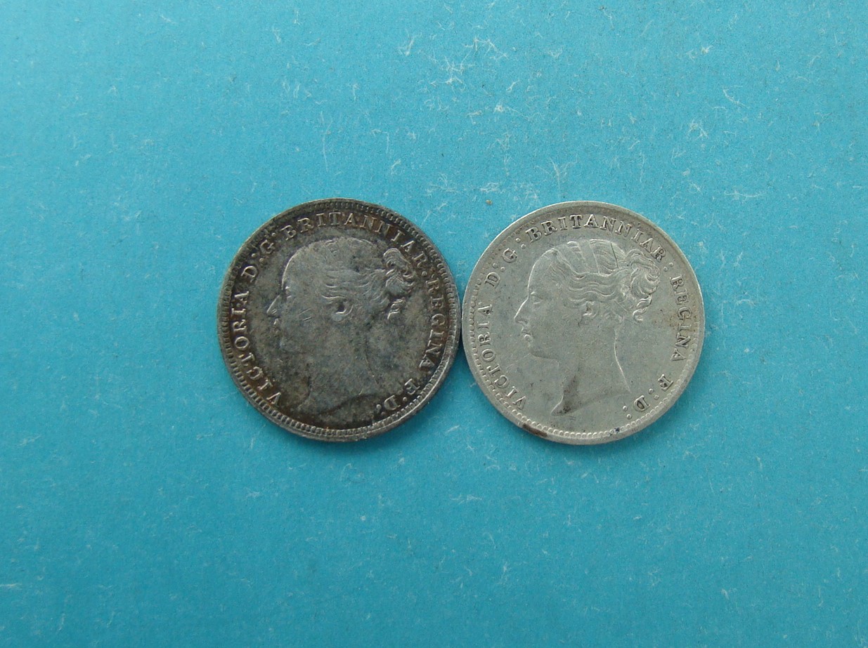 Victoria, 1874,85, Threepence - Image 1