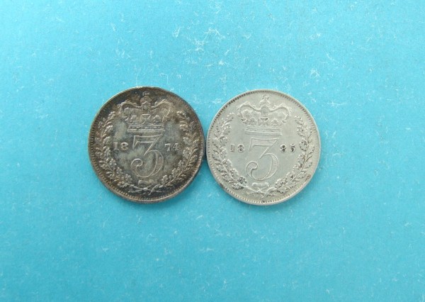 Victoria, 1874,85, Threepence