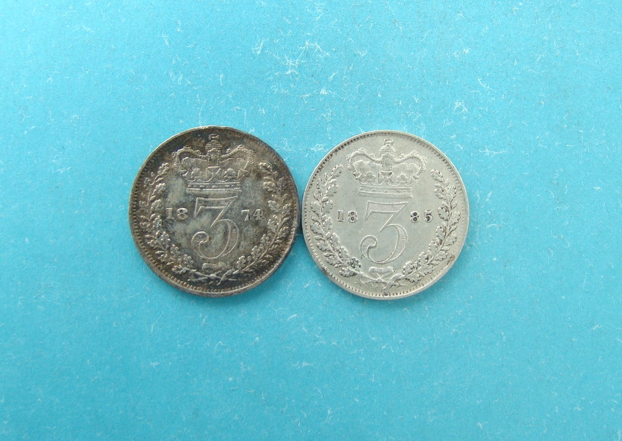 Victoria, 1874,85, Threepence - Image 2