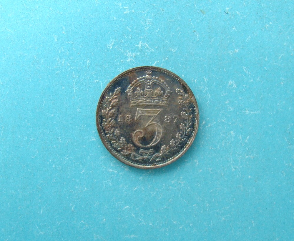 Victoria, 1887, Threepence - Image 2