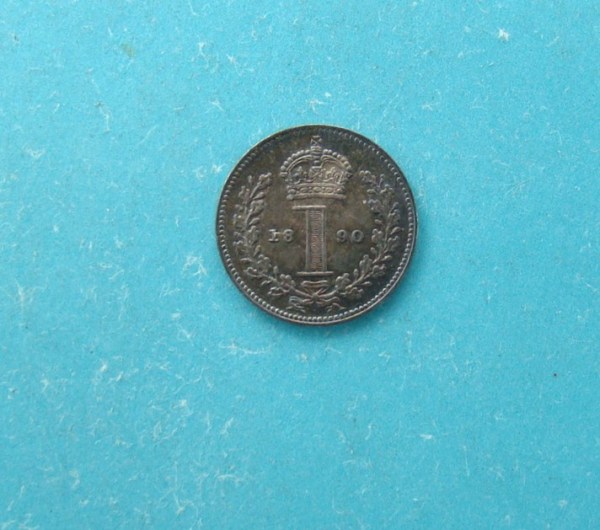Victoria, 1890, Silver Pence