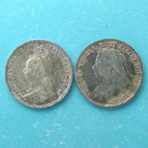 Victoria, 1891,97, Three Pence - Image 1