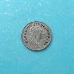 George III, 1786, Silver Pence - Image 1