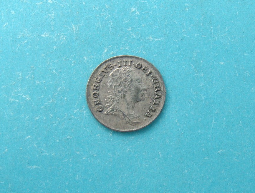 George III, 1786, Silver Pence - Image 1