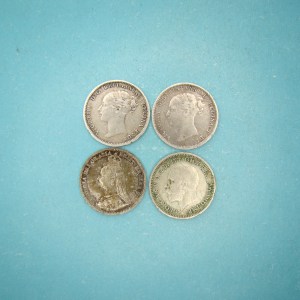 Victoria, 1885,6,91,34, Three Pence* - Image 1