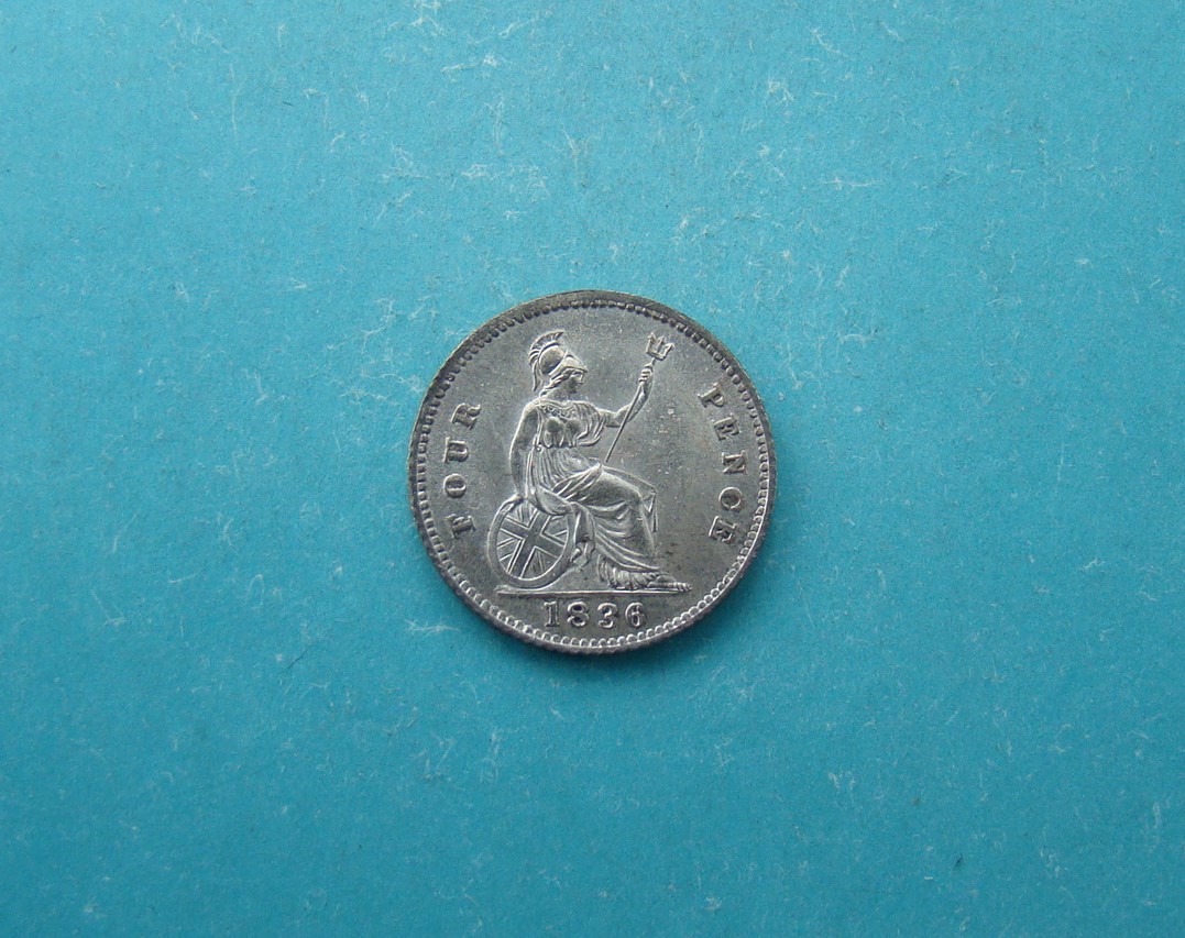 William IV, 1836, Groat - Image 2
