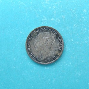 Victoria, 1886, Three Pence - Image 1