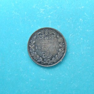 Victoria, 1886, Three Pence - Image 2