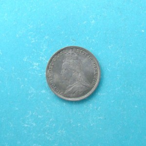 Victoria, 1887, Three Pence - Image 1
