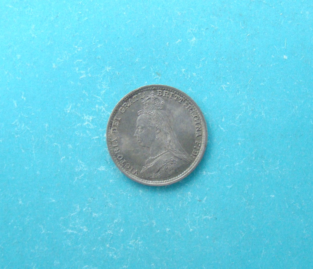Victoria, 1887, Three Pence - Image 1