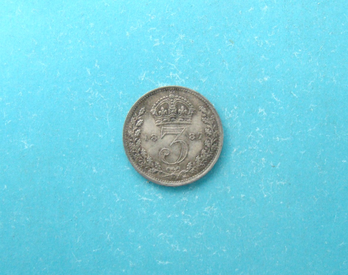Victoria, 1887, Three Pence - Image 2