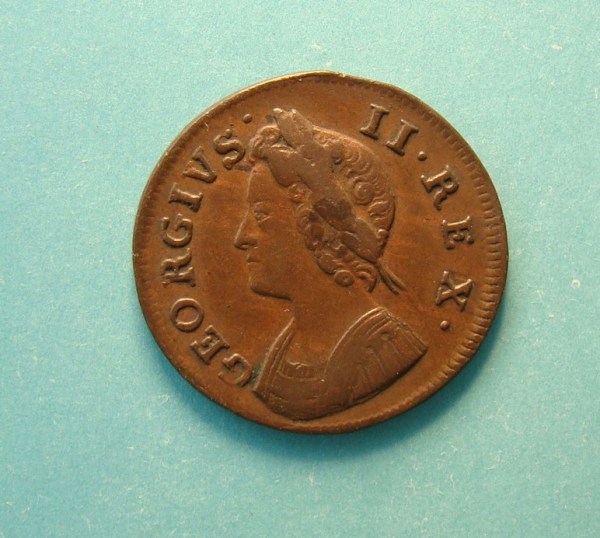 George II, 1739, Farthing