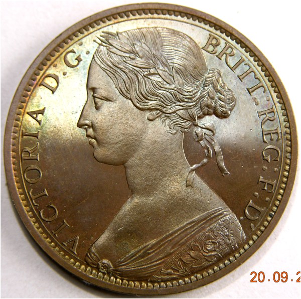 Victoria, 1863, Pence VERY RARE PROOF with a Superb PEDIGREE