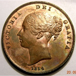 Victoria, 1854, Pence - Image 1