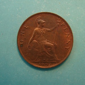 Edward VII, 1902, Pence - Image 2