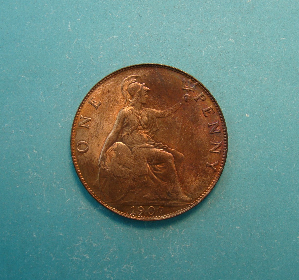 Edward VII, 1907, Pence - Image 2
