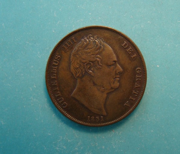 William IV, 1831, Pence