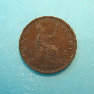 Victoria, 1861, Pence - Image 2